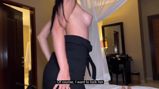 Гармония необузданного секса втроём